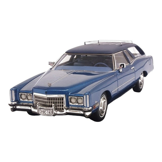 Cadillacキャデラック Eldoradoエルドラド 2ドア ステーションワゴン 1972 ツートーンブルー / ESVAL 1/43 ミニカー