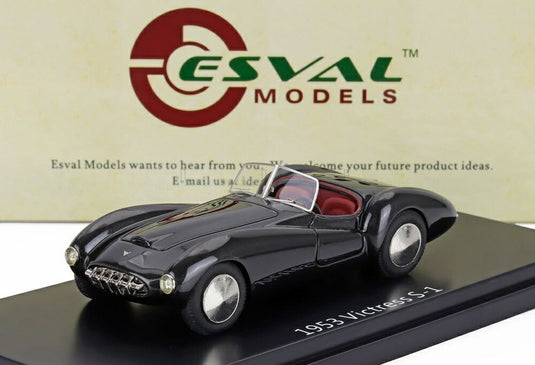 VICTRESS S 1 カブリオレ オープン 1954 ブラック / ESVAL 1/43 ミニカー
