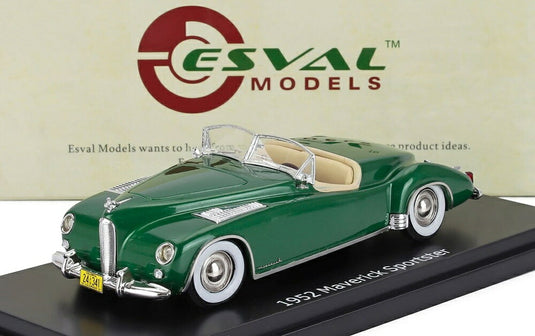 MAVERICK Sportster スパイダー オープン 1952 グリーン / ESVAL 1/43 ミニカー