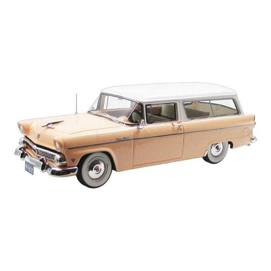 【予約】2026年発売予定 Fordフォード USA Ranchランチ SW Station Wagonステーションワゴン 1955 ライトブラウン ホワイト / ESVAL 1/43 ミニカー