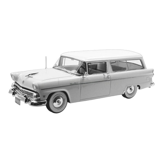 【予約】2026年発売予定 Fordフォード USA Ranchランチ SW Station Wagonステーションワゴン 1955 ベージュ ホワイト / ESVAL 1/43 ミニカー