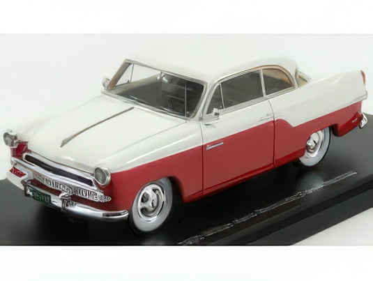 WILLYS - AERO BERMUDA 2-DOOR HARD-TOP 1955 - RED WHITE/ESVAL 1/43ミニカー