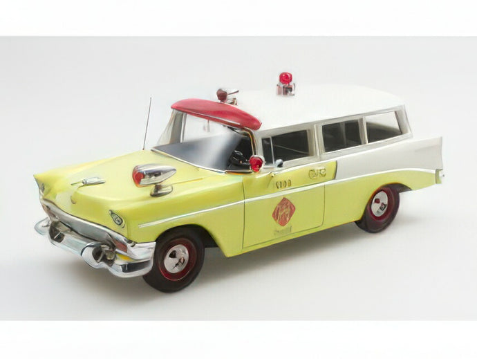 【予約】2025年発売予定CHEVROLET - 210 HANDYMAN FIRE ENGINE 1956 - YELLOW WHITE RED/ESVAL 1/43ミニカー