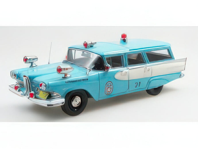 【予約】2025年発売予定EDSEL - VILLAGER POLICE 1958 - LIGHT BLUE WHITE/ESVAL 1/43ミニカー
