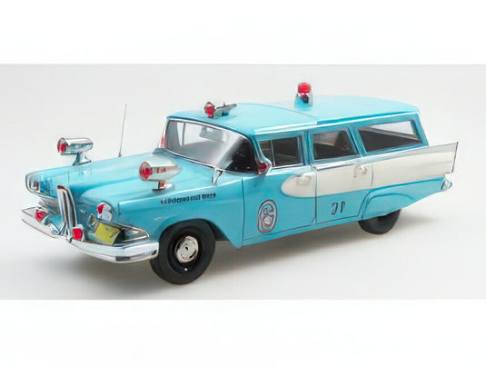 【予約】2025年発売予定EDSEL - VILLAGER POLICE 1958 - LIGHT BLUE WHITE/ESVAL 1/43ミニカー