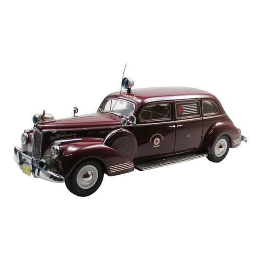 【予約】2026年発売予定 Packardパッカード 160 Sedanセダン Ambulanceアンビュランス by Henneyヘニー 1941 レッド / ESVAL 1/43 ミニカー