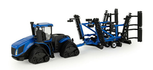 New Holland T9.700 トラクター PLMインテリジェンス SmartTrax II、ディスク付き / ERTL 1/64 農業機械模型