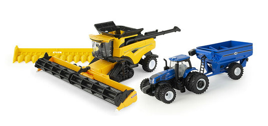 New Holland CR8.90 SmartTrax コンバイン プレイセット 農業機械 / ERTL 1/64 模型