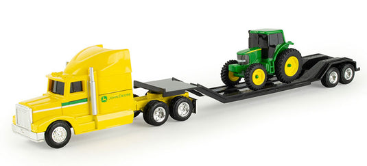 John Deereジョンディア トレーラー トラクター付 トラック 働く車 模型 / ERTL 1/64 農機
