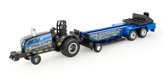 New Hollandニューホランド プラー トラクター トレーラー付 農業機械 模型 / ERTL 1/64 農機