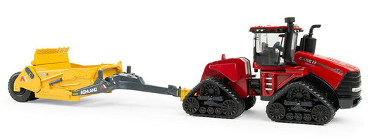 Case IH Steiger 595 Quadtrac トラクター Ashland 2811E スクレーパー付属  / ERTL 1/64 農業機械模型