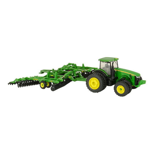 John Deereジョンディア 8320R Tractorトラクター with 637 Disc Set LP513 / ERTL 1/64 模型