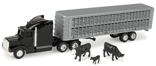 John Deereジョンディア 家畜トレーラー フィギュア付 農業機械 模型 / ERTL 1/64 農機