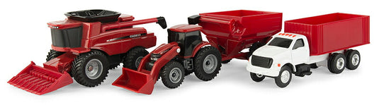 Case IHケース IH 4ピース ファーム プレイセット 農業玩具 模型 / ERTL 1/64 農機