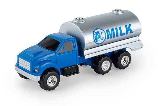 ミルクトラック 乳業 輸送車 働く車 模型 ダイキャスト モデル / ERTL 1/64 ミニカー 模型