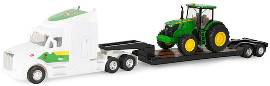 John Deere 7290R トラクター Peterbilt セミトレーラー付き LP87637 農機 模型 / ERTL 1/32