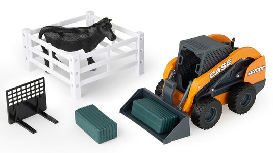 Caseケース Skid Steerスキッドステア Farm Playsetファームプレイセット Big Farm Seriesビッグファームシリーズ / ERTL 1/16 模型