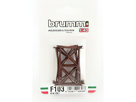 アクセサリー SET 5X TRANSENNE STREET BARRICADES sizes misure 4.65cm x 2.85 cm BROWN/BRUMM 1/43ミニカー