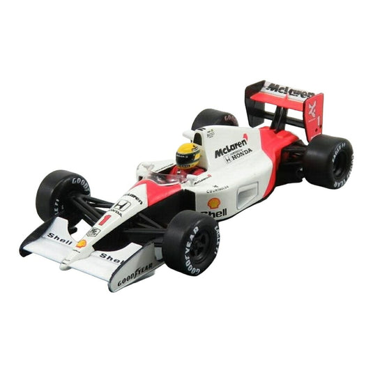 【予約】 McLarenマクラーレン MP4/6 #1 アイルトン・セナ 1991 ドイツGP ワールドチャンピオン ホワイト/レッド ショーケース付き / EDICOLA 1/43 ミニカー