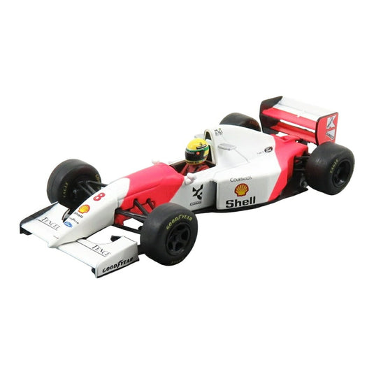 McLarenマクラーレン MP4/8 Ford #8 Ayrton Senna 1993 オーストラリアGP優勝 ホワイト/レッド F1ブラジルコレクション ショーケース付き / EDICOLA 1/43 ミニカー