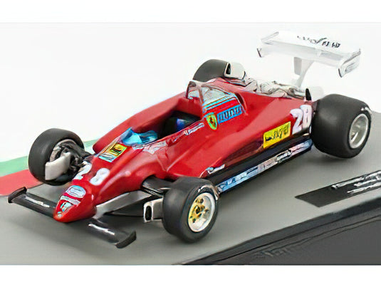 FERRARI - F1  126C2 N 28 MONZA ITALY GP 1982 MARIO ANDRETTI - RED/EDICOLA 1/43模型モデルキット