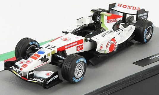 BAR F1 RA106 HONDAホンダ N 12 2006シーズン ジェンソンバトン ホワイト レッド FORMULA1-THE-CAR-COLLECTION-SALVAT / EDICOLA 1/43 ミニカー