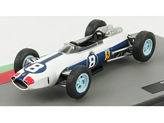 FERRARI - F1  512 N 8 3rd MEXICO GP 1964 LORENZO BANDINI - WHITE BLUE/EDICOLA 1/43模型モデルキット