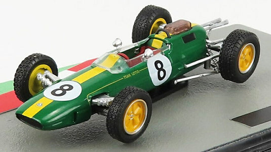 LOTUSロータス F1 25 N 8 ワールドチャンピオン 1963シーズン ジムクラーク グリーン イエロー FORMULA1-THE-CAR-COLLECTION-SALVAT / EDICOLA 1/43 ミニカー