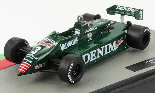 TYRRELLティレル F1 011 デニム N 3 1982シーズン ミケーレアルボレート グリーン FORMULA1-THE-CAR-COLLECTION-SALVAT / EDICOLA 1/43 ミニカー