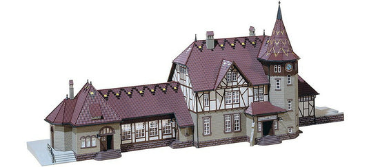 HOゲージ 鉄道模型 Faller ファーラー シュヴァルツブルク駅 Era I Schwarzburg train station era I