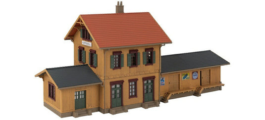 HOゲージ 鉄道模型 Faller ファラー Kupferzell train station patinated model