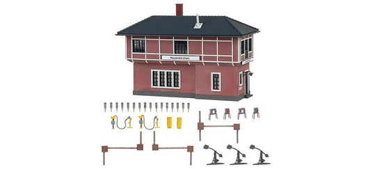 HOゲージ 鉄道模型 Faller Neuenkirchen信号所 Neuenkirchen signal box