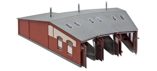 HOゲージ 鉄道模型 Faller ファラー 3線扇形機関庫 Era I 3-stall roundhouse Period I