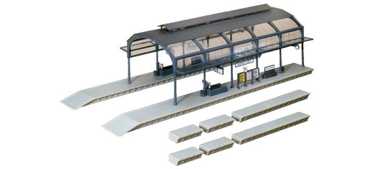 HOゲージ 鉄道模型 Faller ファラー 列車庫 Era I Train shed Period I