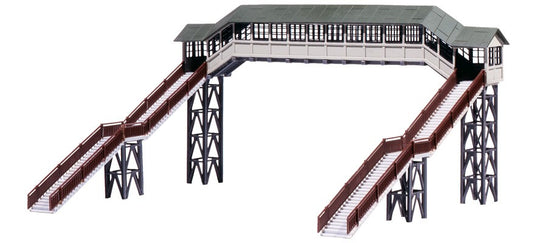 HOゲージ 鉄道模型 Faller ファーラー Covered footbridge Era II