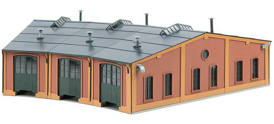 HOゲージ 鉄道模型 Faller ファーラー 扇形機関庫 12deg Roundhouse with 12deg track angle