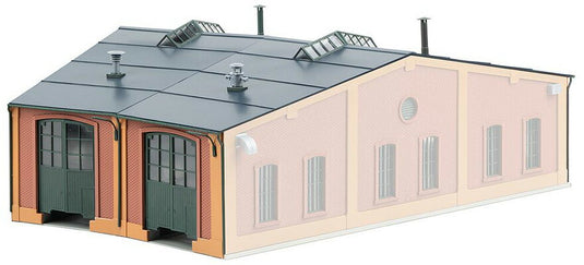 HOゲージ 鉄道模型 Faller ファーラー 扇形機関庫増設セット 12deg Supplementary set for Roundhouse with 12deg track angle