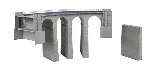 HOゲージ 鉄道模型 Faller ファラー 高架橋セット 複線 曲線 Era II Viaduct set two track curved epoch II