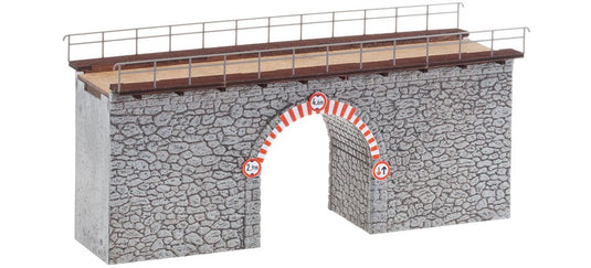 HOゲージ 鉄道模型 Faller Stone arch bridge 石造アーチ橋 185 x 64 x 85 mm