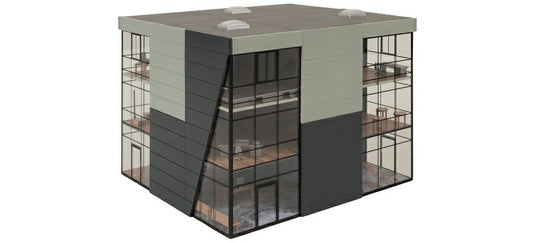 HOゲージ 鉄道模型 Faller ファラー office building