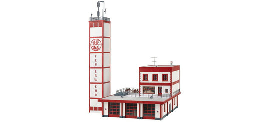 HOゲージ 鉄道模型 Faller ファラー Modern fire station building kit