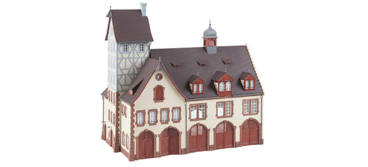 HOゲージ 鉄道模型 Faller ファラー 消防署 Era I Main fire station epoch I