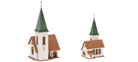 HOゲージ 鉄道模型 ストラクチャー Faller ファーラー Village church