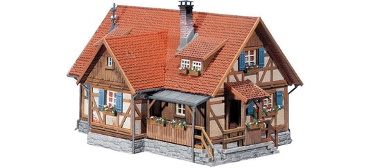HOゲージ 鉄道模型 Faller 農村の木組みの家 キット Rural timber-framed house kit