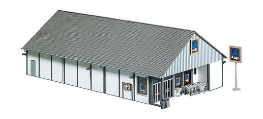 HOゲージ 鉄道模型 Faller Supermarket ALDI South/North