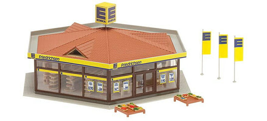 HOゲージ 鉄道模型 Faller ファラー Edeka local mini market