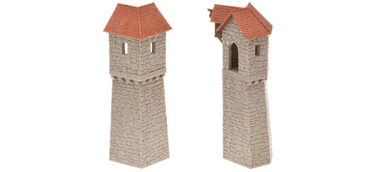 HOゲージ 鉄道模型ストラクチャー Faller Old-town peel towers