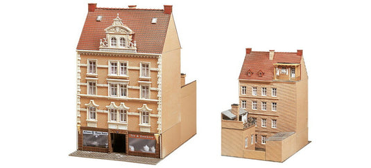 HOゲージ 鉄道模型 Faller ファラー Town house Allianz + Tea & Spices