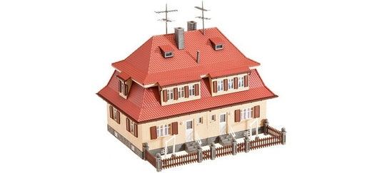 HOゲージ 鉄道模型 ストラクチャー Faller ファーラー Duplex house