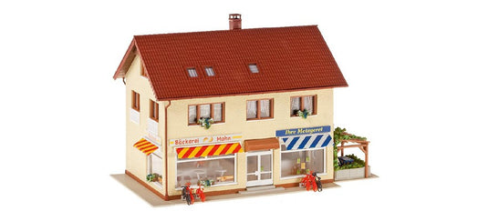HOゲージ 鉄道模型ストラクチャー Faller Butchery/ bakery